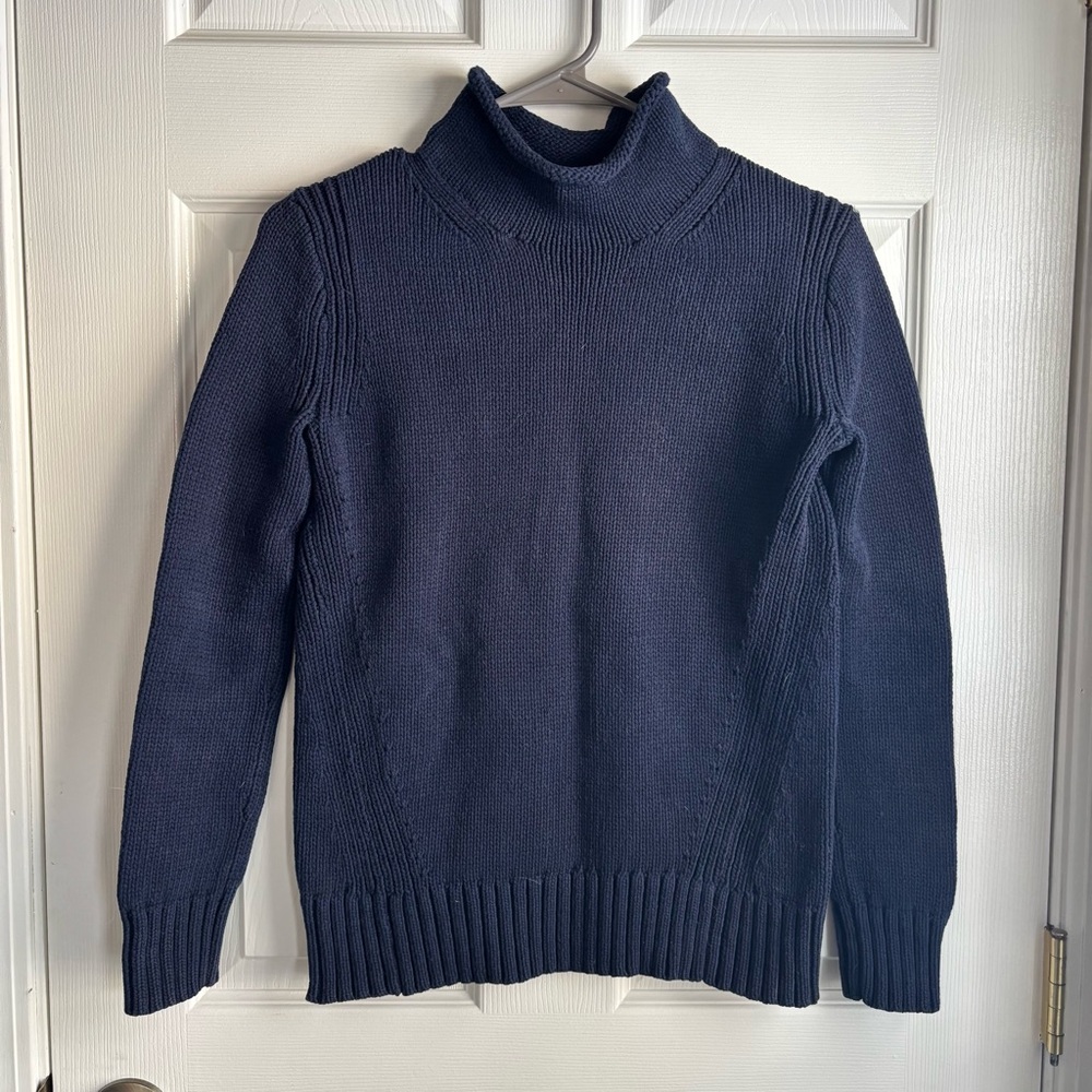 J. Crew Cotton Roll Neck Sweater